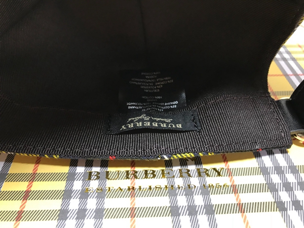 ブランド帽子素材ディテール